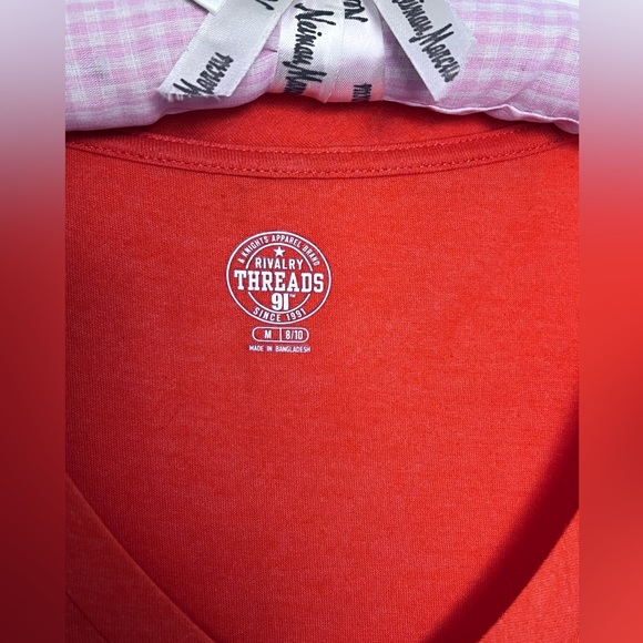 Florida GATORS Orange V-Neck Short Sleeve T-Shirt by Rivalry Threads-Size M - Picture 3 of 7